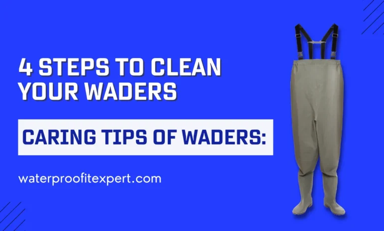 How to clean waders